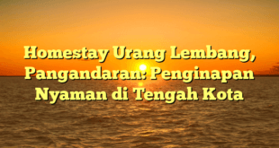 Homestay Urang Lembang, Pangandaran: Penginapan Nyaman di Tengah Kota