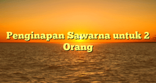 Penginapan Sawarna untuk 2 Orang