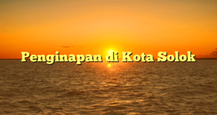 Penginapan di Kota Solok