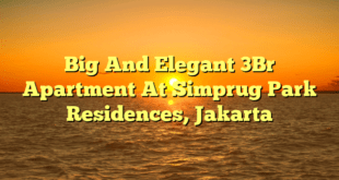 Big And Elegant 3Br Apartment At Simprug Park Residences, Jakarta