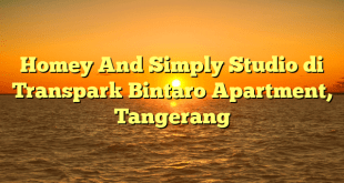 Homey And Simply Studio di Transpark Bintaro Apartment, Tangerang