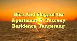 Nice And Elegant 1Br Apartment At Tuscany Residence, Tangerang