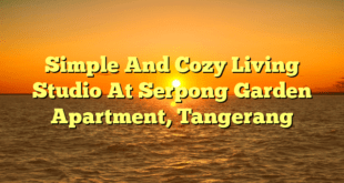 Simple And Cozy Living Studio At Serpong Garden Apartment, Tangerang