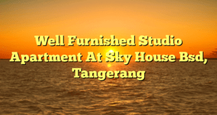 Well Furnished Studio Apartment At Sky House Bsd, Tangerang